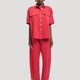 Jamie Haller - The Scout Shirt in Red