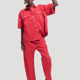 Jamie Haller - The Scout Shirt in Red
