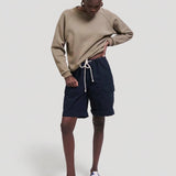 Jamie Haller - The Rope Tie Cargo Short in Navy