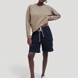 Jamie Haller - The Rope Tie Cargo Short in Navy