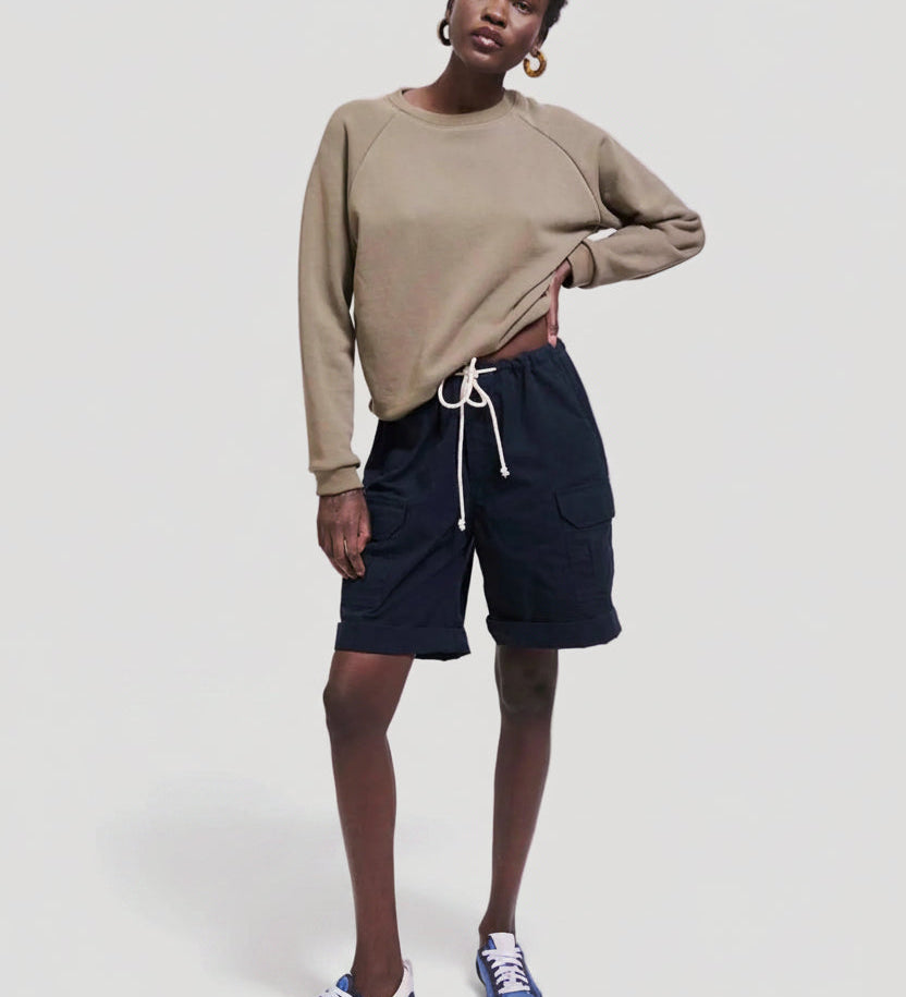 Jamie Haller - The Rope Tie Cargo Short in Navy