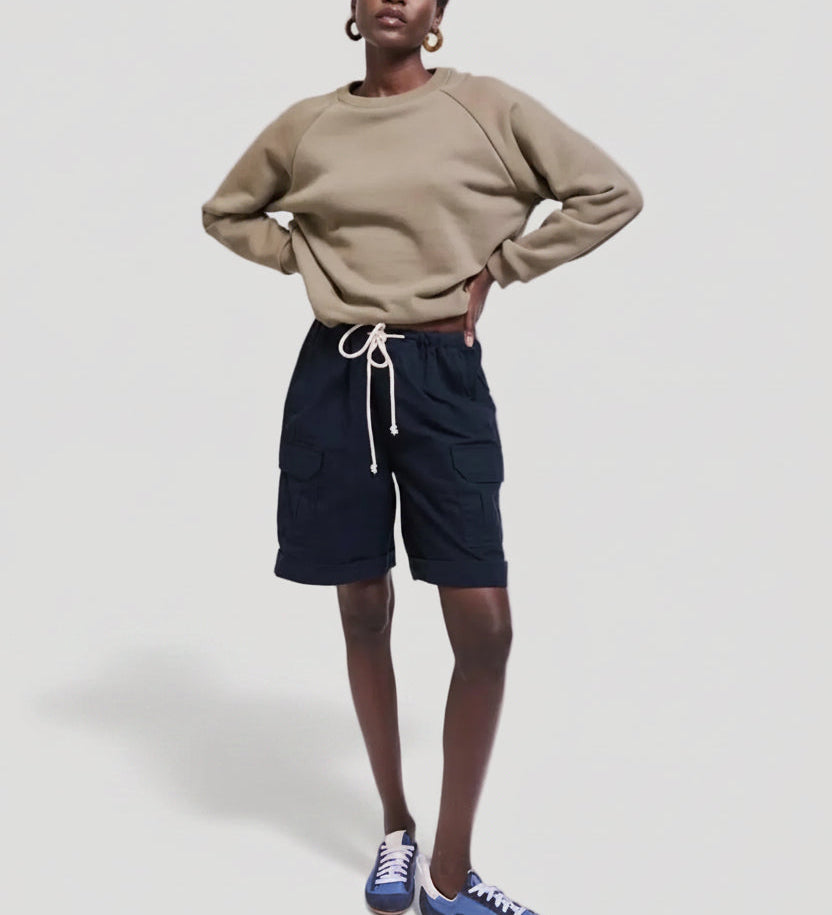 Jamie Haller - The Rope Tie Cargo Short in Navy