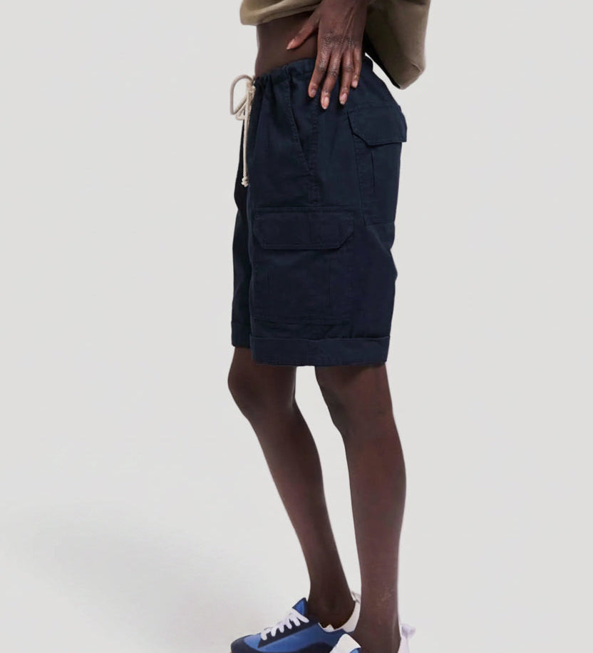 Jamie Haller - The Rope Tie Cargo Short in Navy