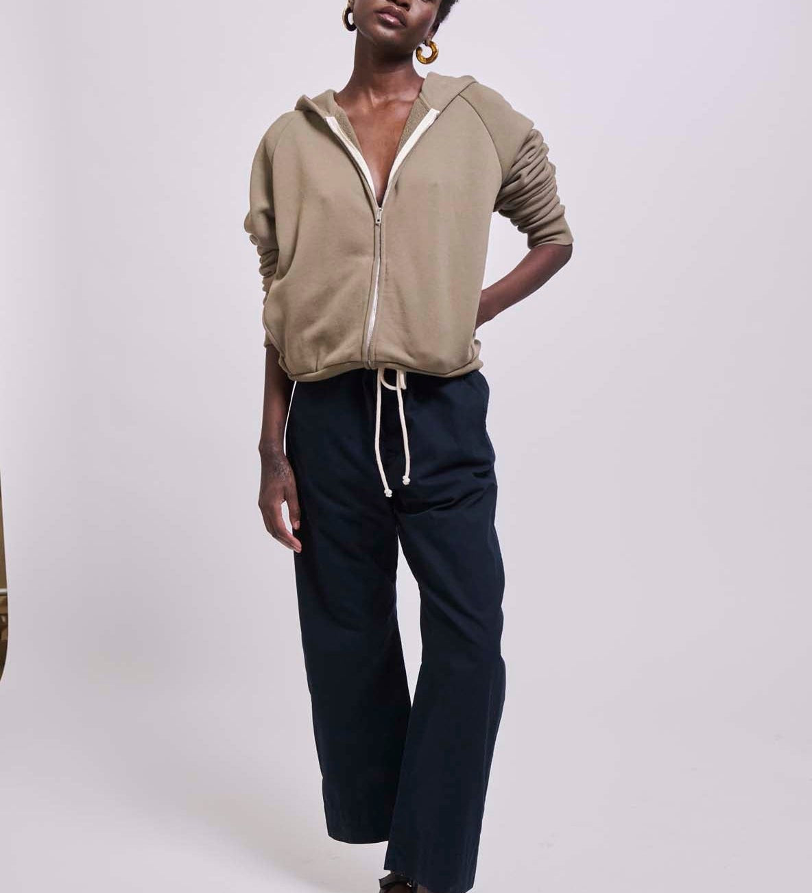 Jamie Haller - The Bird Hoodie in Loden