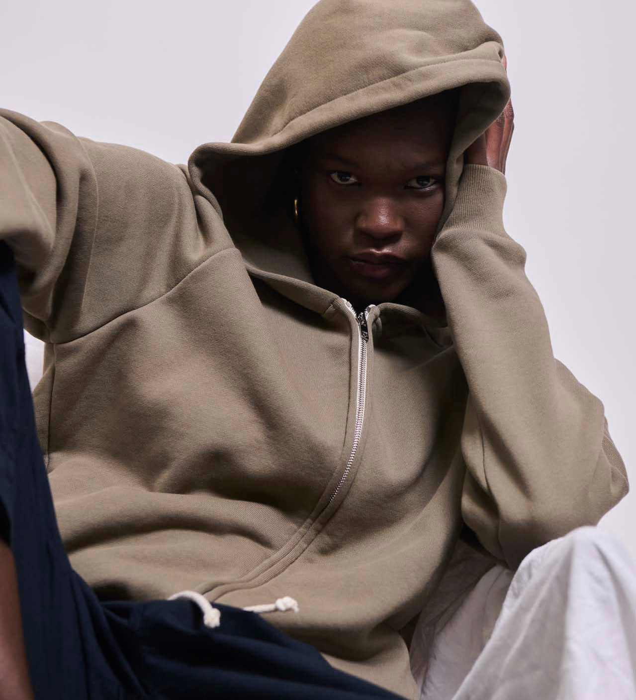 Jamie Haller - The Bird Hoodie in Loden