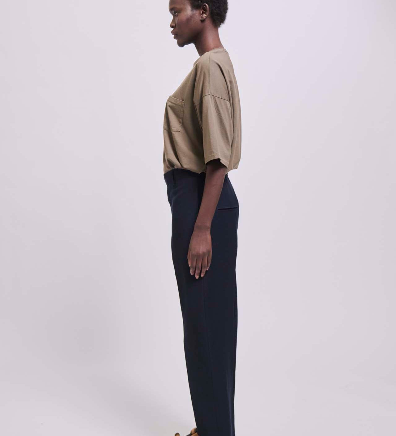 Jamie Haller - The Waist Tape Trouser in Navy