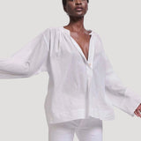 Jamie Haller - The Pascale Blouse in White