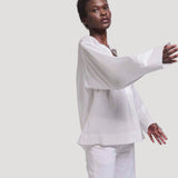 Jamie Haller - The Pascale Blouse in White