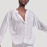 Jamie Haller - The Pascale Blouse in White