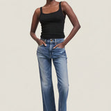 Jamie Haller - The Kenickie Blind Crease in Ione Indigo