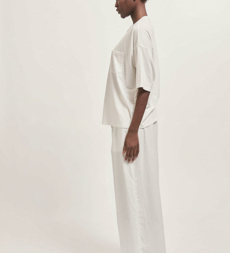 Jamie Haller - The Boxy Tee in White