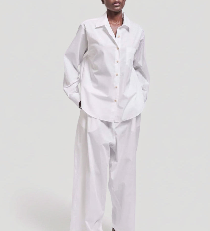 Jamie Haller - The Logo Weekend Shirt in White