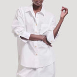 Jamie Haller - The Logo Weekend Shirt in White