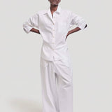 Jamie Haller - The Logo Weekend Shirt in White