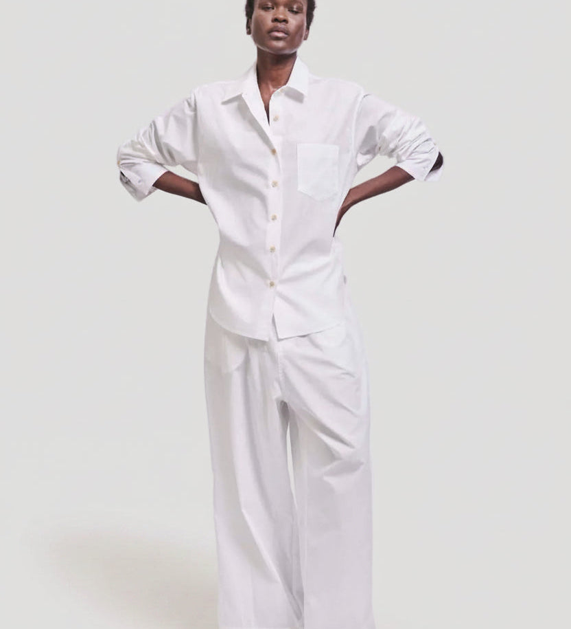 Jamie Haller - The Logo Weekend Shirt in White