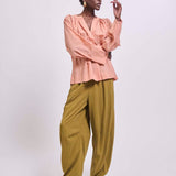 Jamie Haller - The Silk Arc Pant in Avo