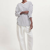 Jamie Haller - The Tapered Trouser in White