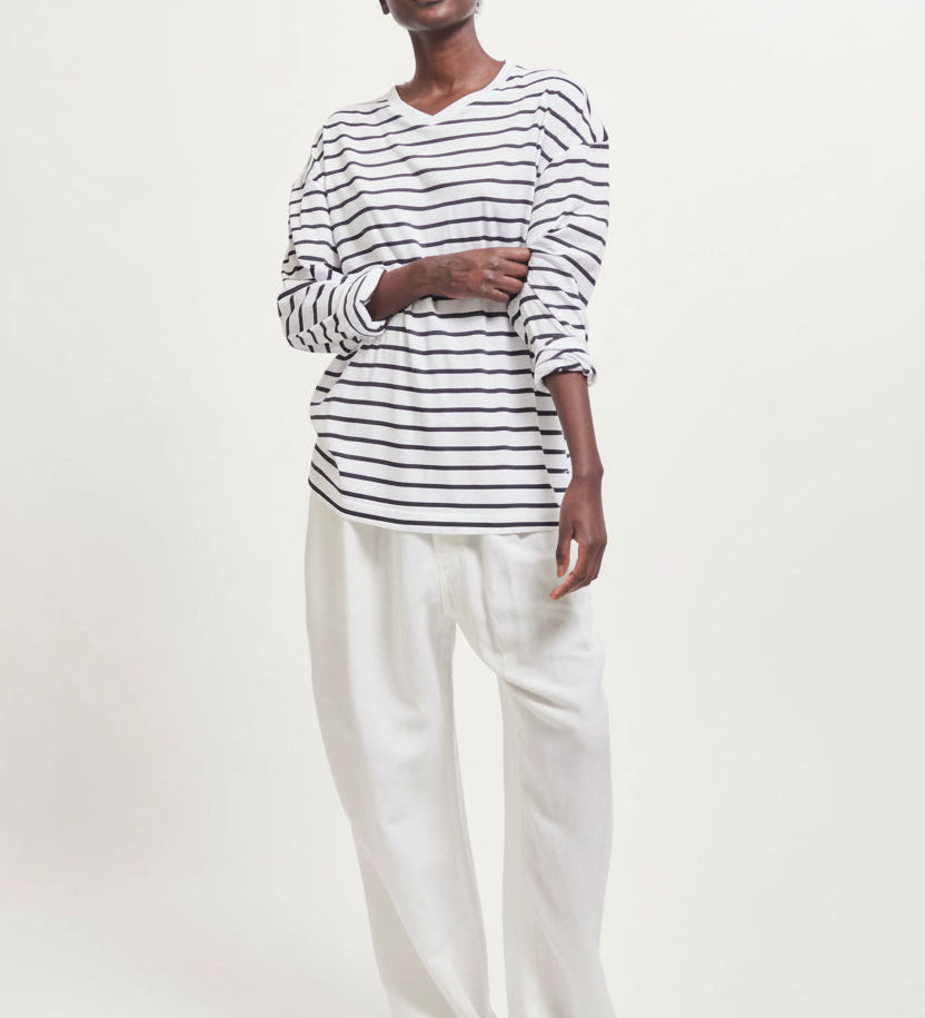 Jamie Haller - The Tapered Trouser in White