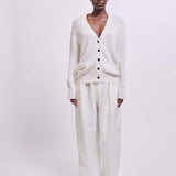 Jamie Haller - The Welt Pocket Cardigan in White