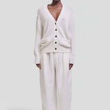 Jamie Haller - The Tapered Trouser in White