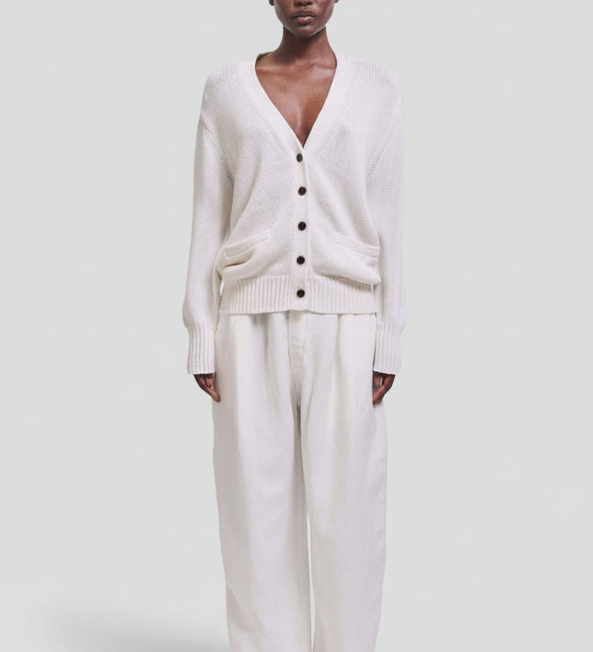 Jamie Haller - The Tapered Trouser in White