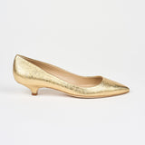 Jamie Haller - The Kitty Point Heel in Warm Gold