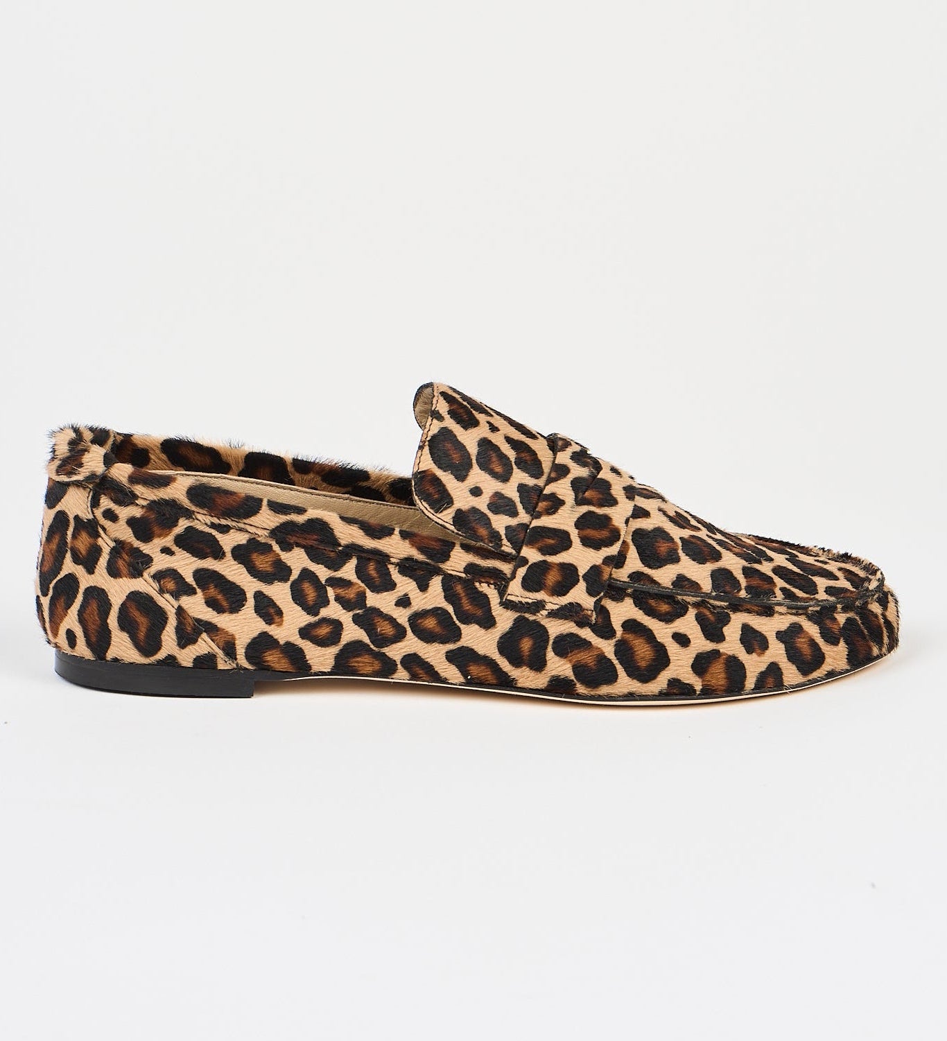 Jamie Haller - The Penny Loafer in Ponyhair Leopard