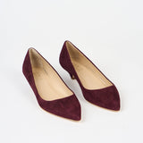 Jamie Haller - The Kitty Point in Maroon Suede