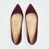 Jamie Haller - The Kitty Point in Maroon Suede