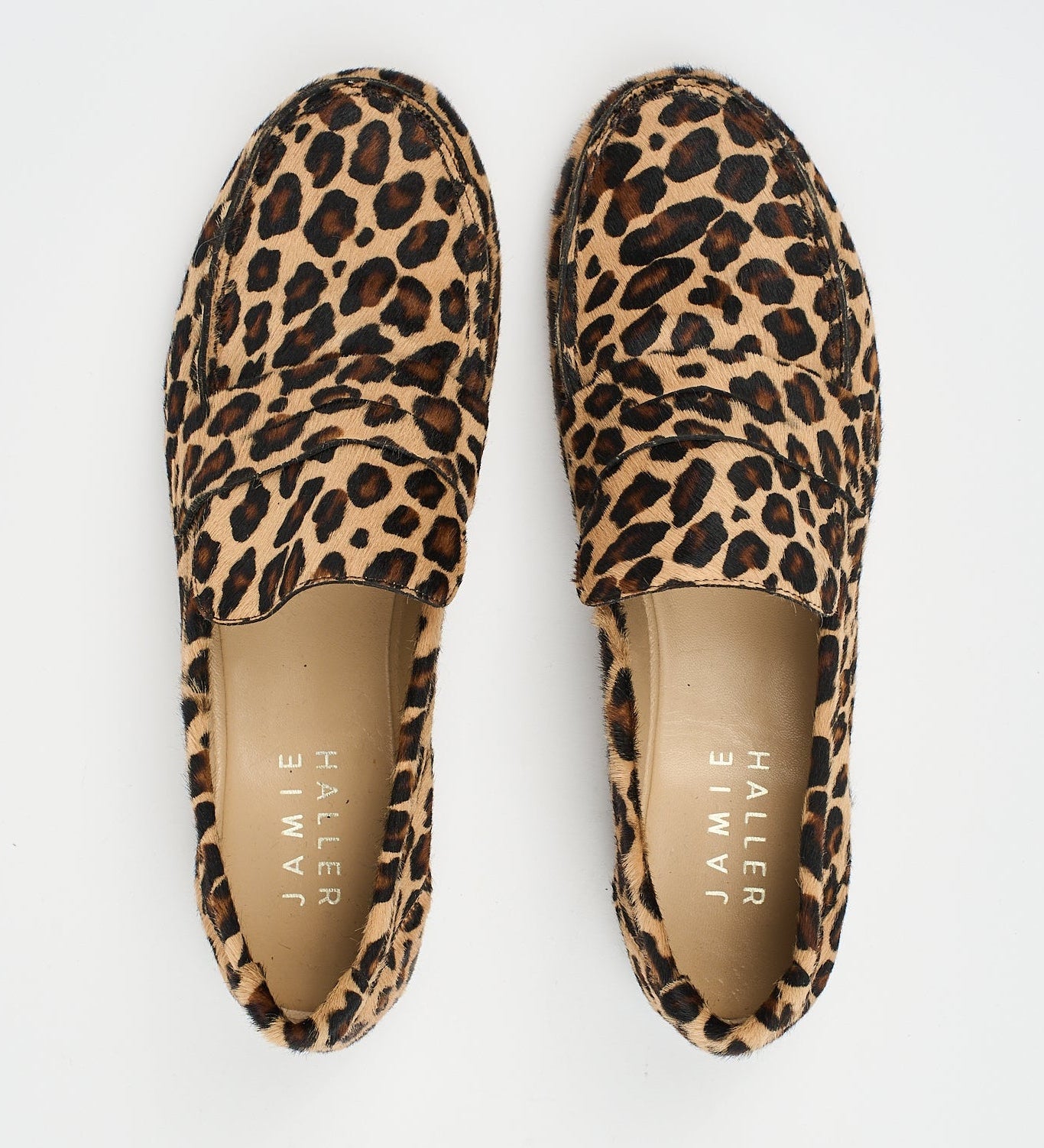 Jamie Haller - The Penny Loafer in Ponyhair Leopard
