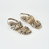 Jamie Haller - The Double Buckle Sandal in Python