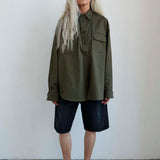 Jamie Haller - The Finished Hem Short in Washed Black