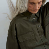Jamie Haller - The Big Shirt in Colonial Green