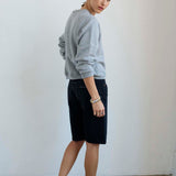 Jamie Haller - The Finished Hem Short in Washed Black