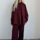 Jamie Haller - The Scrub Pant in Burgundy