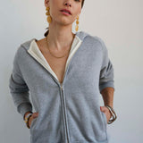 Jamie Haller - The Bird Hoodie in Heather Grey
