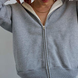 Jamie Haller - The Bird Hoodie in Heather Grey