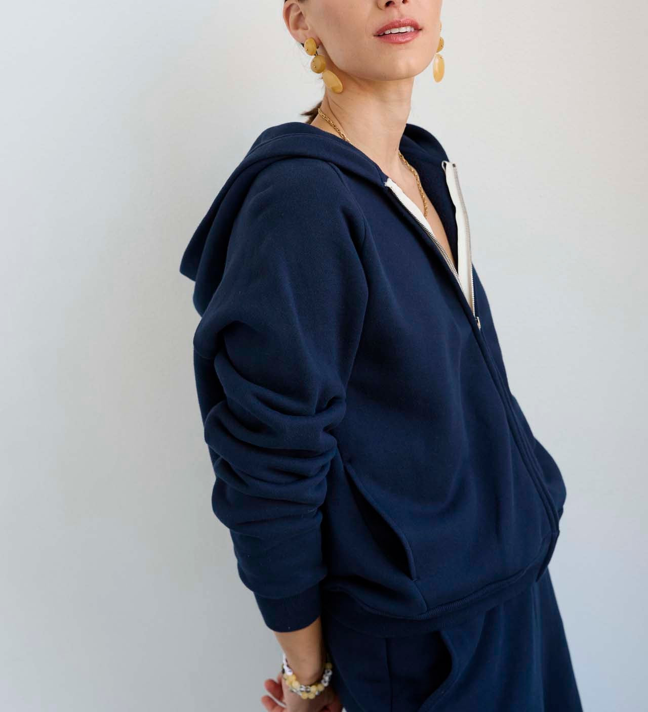 Jamie Haller - The Bird Hoodie in Navy