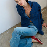 Jamie Haller - The Crease Jean in Worn Indigo