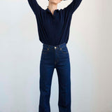 Jamie Haller - The Crease Jean in Raw Rinse