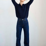 Jamie Haller - The Crease Jean in Raw Rinse