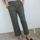 Jamie Haller - The Waist Tape Trouser in Olive