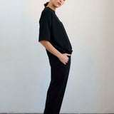 Jamie Haller - The Waist Tape Trouser in Black