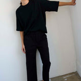 Jamie Haller - The Waist Tape Trouser in Black