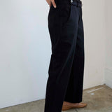 Jamie Haller - The Waist Tape Trouser in Black