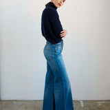 Jamie Haller - The Palazzo Jean in Bright Indigo