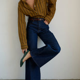 Jamie Haller - The Kitty Point Heel in Green Snake