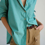 Jamie Haller - The Weekend Shirt in Kelly Stripe