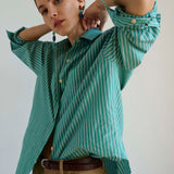 Jamie Haller - The Weekend Shirt in Kelly Stripe