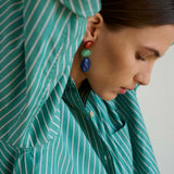 Jamie Haller - The Weekend Shirt in Kelly Stripe
